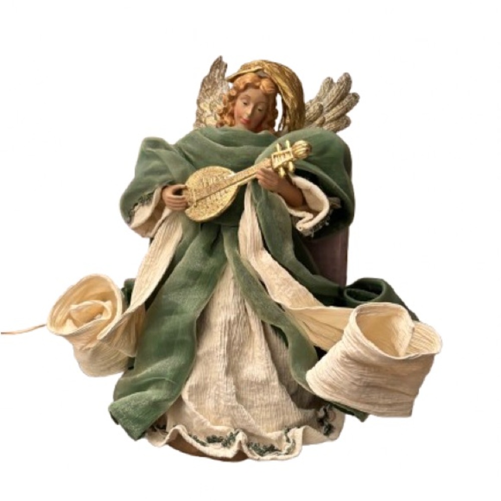 RARE Exquisite Clothtique Angel by Possible Dreams - Christmas Tree Topper